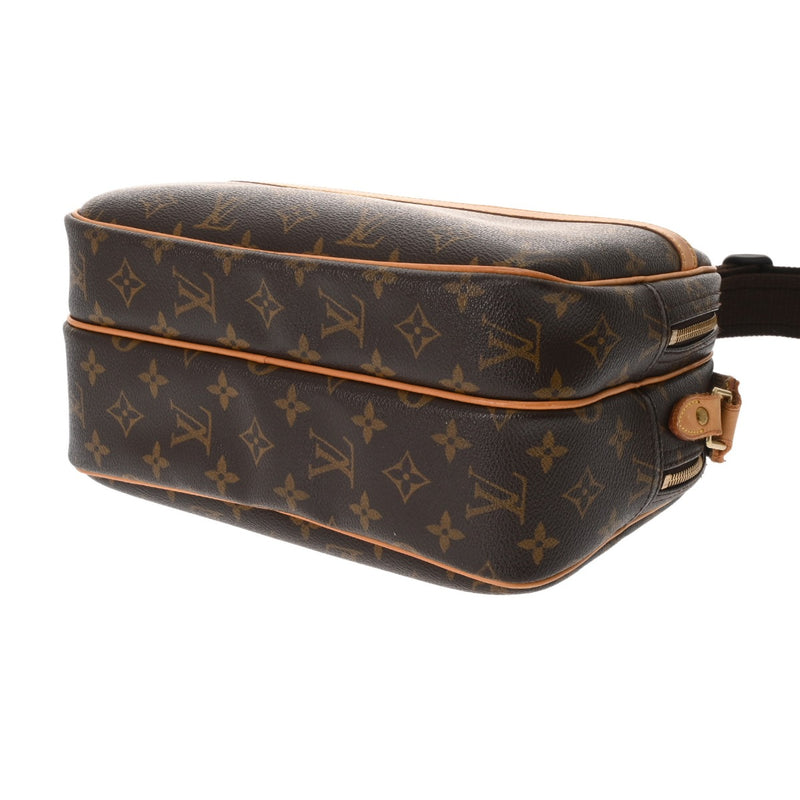 LOUIS VUITTON ルイヴィトン モノグラム リポーター PM ブラウン M45254 ユニセックス モノグラムキャンバス ショルダーバッグ Bランク 中古 銀蔵