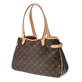 LOUIS VUITTON ルイヴィトン モノグラム バティニョール オリゾンタル ブラウン M51154 レディース モノグラムキャンバス トートバッグ ABランク 中古 銀蔵