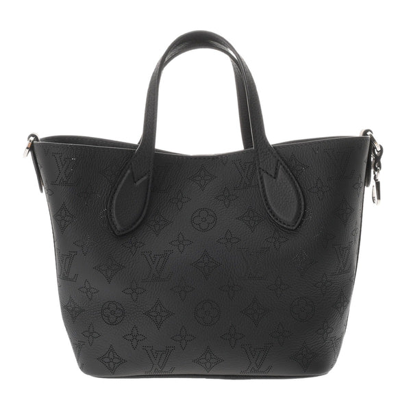 LOUIS VUITTON ルイヴィトン モノグラムマヒナ ブロッサム PM 2WAY ノワール M21848 レディース レザー ハンドバッグ 新同 中古 銀蔵