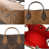 LOUIS VUITTON ルイヴィトン モノグラムリバース オンザゴー MM 新型 ブラウン M45321 レディース モノグラムキャンバス ハンドバッグ Aランク 中古 銀蔵