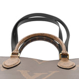 LOUIS VUITTON ルイヴィトン モノグラムリバース オンザゴー MM 新型 ブラウン M45321 レディース モノグラムキャンバス ハンドバッグ Aランク 中古 銀蔵