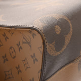 LOUIS VUITTON ルイヴィトン モノグラムリバース オンザゴー MM 新型 ブラウン M45321 レディース モノグラムキャンバス ハンドバッグ Aランク 中古 銀蔵