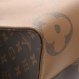 LOUIS VUITTON ルイヴィトン モノグラムリバース オンザゴー MM 新型 ブラウン M45321 レディース モノグラムキャンバス ハンドバッグ Aランク 中古 銀蔵