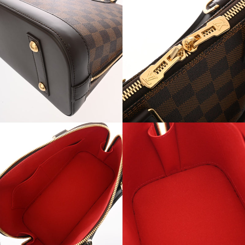 LOUIS VUITTON ルイヴィトン ダミエ アルマ PM  ブラウン N53151 レディース ダミエキャンバス ハンドバッグ Aランク 中古 銀蔵