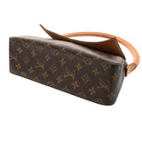 LOUIS VUITTON ルイヴィトン モノグラム ミニ ルーピング ブラウン M51147 レディース モノグラムキャンバス セミショルダーバッグ Bランク 中古 銀蔵