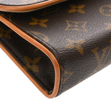 LOUIS VUITTON ルイヴィトン モノグラム ポシェットフロランティーヌ ベルトXS ブラウン M51855 レディース モノグラムキャンバス ウエストバッグ Bランク 中古 銀蔵