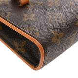 LOUIS VUITTON ルイヴィトン モノグラム ポシェットフロランティーヌ ベルトXS ブラウン M51855 レディース モノグラムキャンバス ウエストバッグ Bランク 中古 銀蔵
