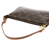 LOUIS VUITTON ルイヴィトン モノグラム ポシェット アクセソワール ブラウン M51980 レディース モノグラムキャンバス アクセサリーポーチ Bランク 中古 銀蔵