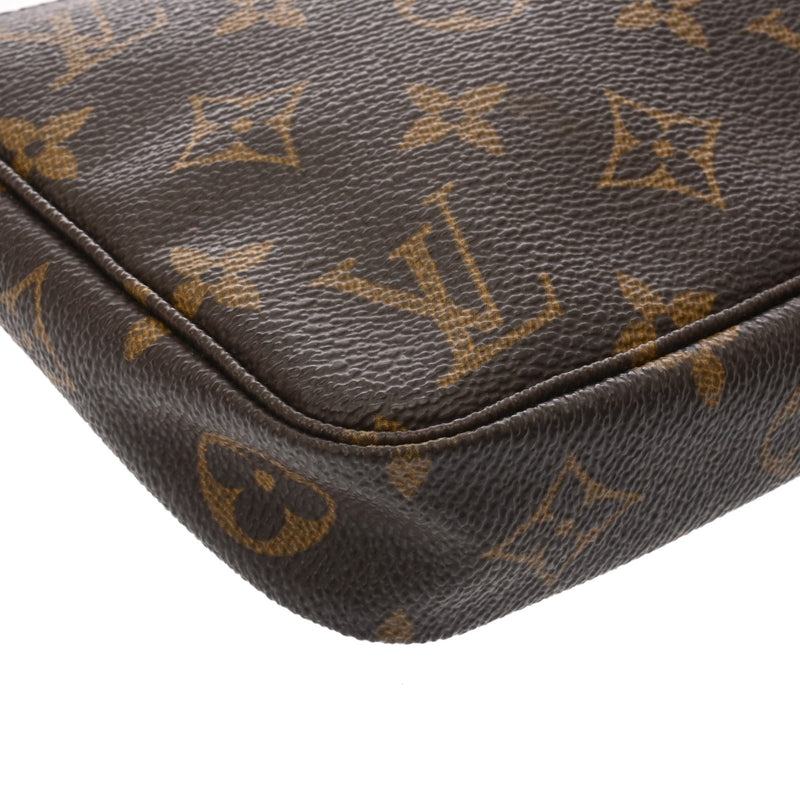 LOUIS VUITTON ルイヴィトン モノグラム ポシェット アクセソワール ブラウン M51980 レディース モノグラムキャンバス アクセサリーポーチ Bランク 中古 銀蔵