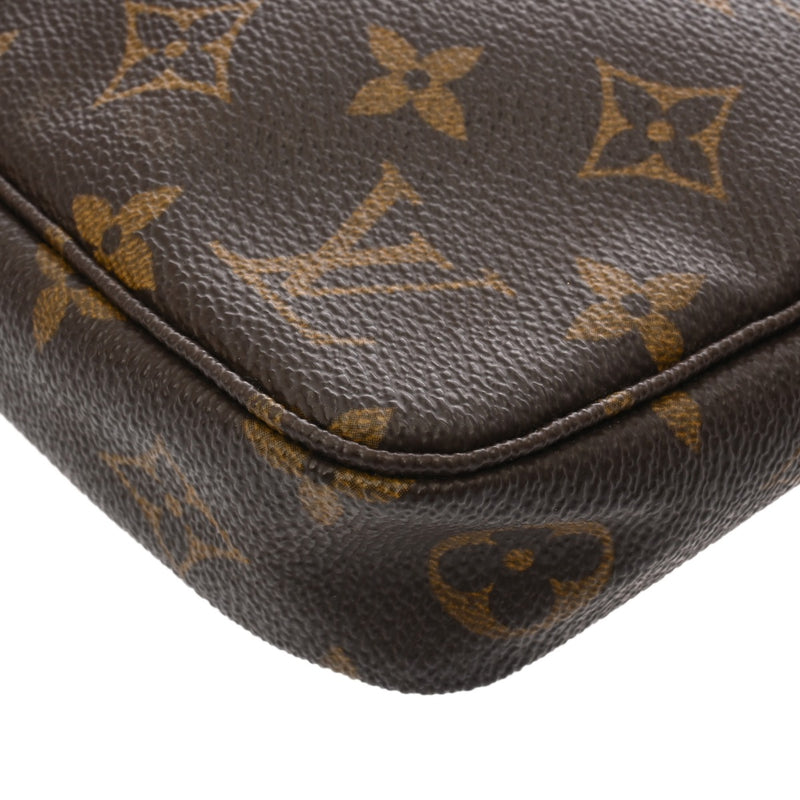 LOUIS VUITTON ルイヴィトン モノグラム ポシェット アクセソワール ブラウン M51980 レディース モノグラムキャンバス アクセサリーポーチ Bランク 中古 銀蔵