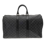 LOUIS VUITTON ルイヴィトン ダミエグラフィット キーポルバンドリエール 45 黒/グレー N41418 メンズ ダミエキャンバス ボストンバッグ ABランク 中古 銀蔵