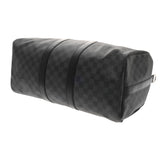 LOUIS VUITTON ルイヴィトン ダミエグラフィット キーポルバンドリエール 45 黒/グレー N41418 メンズ ダミエキャンバス ボストンバッグ ABランク 中古 銀蔵