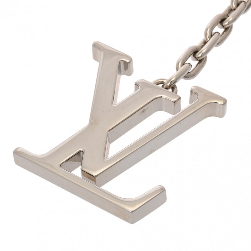 LOUIS VUITTON ルイヴィトン ポルトクレ イニシャル LV キーリング シルバー M65071 ユニセックス メタル キーホルダー Aランク 中古 銀蔵