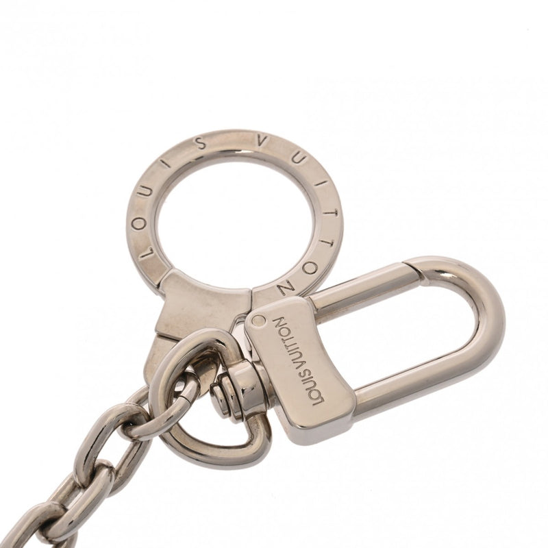 LOUIS VUITTON ルイヴィトン ポルトクレ イニシャル LV キーリング シルバー M65071 ユニセックス メタル キーホルダー Aランク 中古 銀蔵