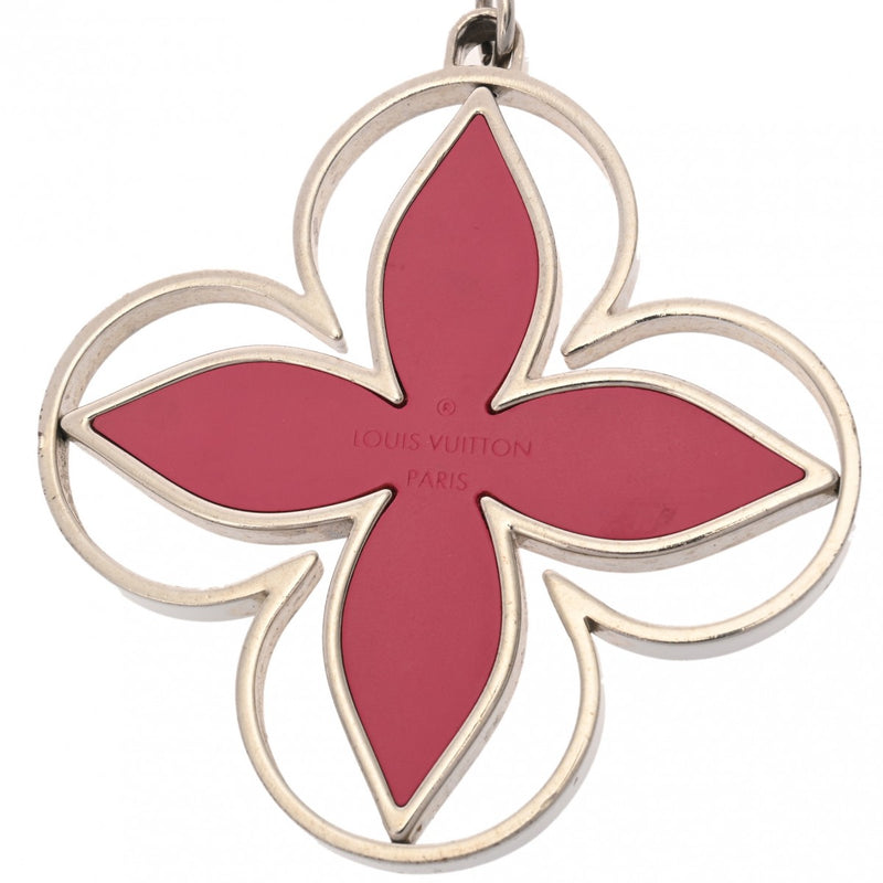 LOUIS VUITTON ルイヴィトン リミー  ピンク/シルバー M61013 レディース メタル レザー キーホルダー ABランク 中古 銀蔵