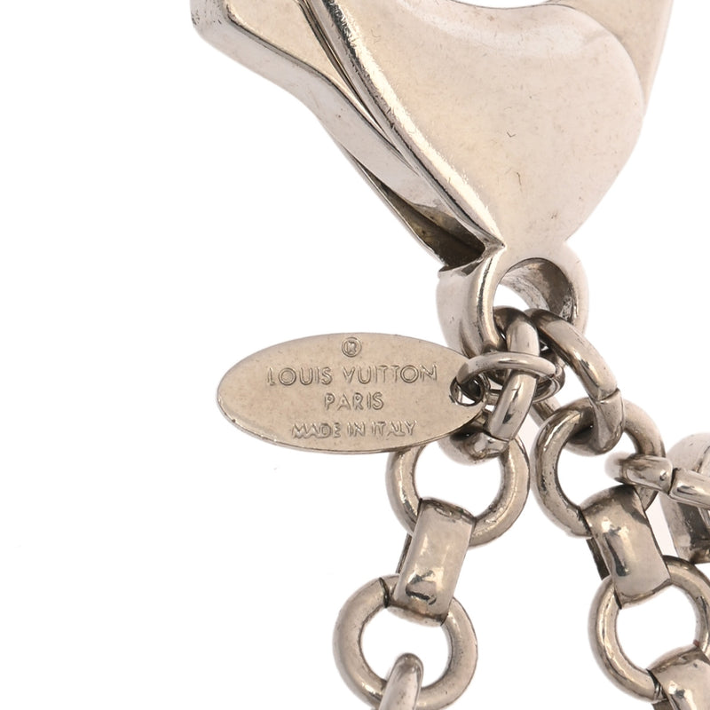 LOUIS VUITTON ルイヴィトン リミー  ピンク/シルバー M61013 レディース メタル レザー キーホルダー ABランク 中古 銀蔵