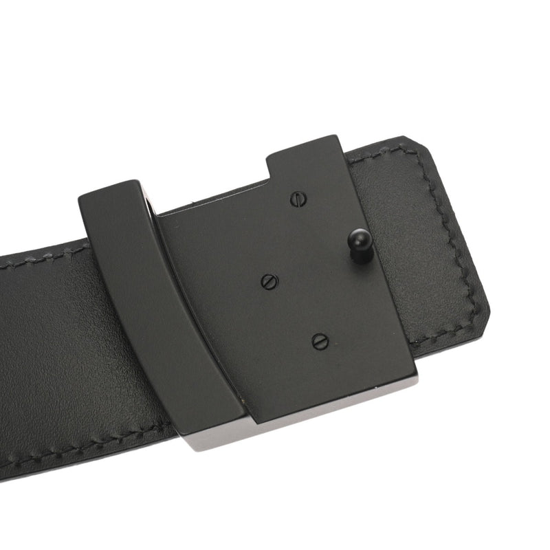 LOUIS VUITTON ルイヴィトン ダミエグラフィット サンチュール LVイニシャル 105 黒/グレー M9808 メンズ ダミエキャンバス ベルト Aランク 中古 銀蔵
