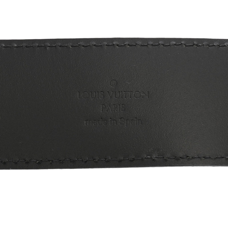 LOUIS VUITTON ルイヴィトン ダミエグラフィット サンチュール LVイニシャル 105 黒/グレー M9808 メンズ ダミエキャンバス ベルト Aランク 中古 銀蔵