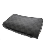 LOUIS VUITTON ルイヴィトン ダミエグラフィット ジッピー XL  黒/グレー N41503 メンズ ダミエキャンバス 長財布 Aランク 中古 銀蔵