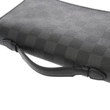LOUIS VUITTON ルイヴィトン ダミエグラフィット ジッピー XL  黒/グレー N41503 メンズ ダミエキャンバス 長財布 Aランク 中古 銀蔵