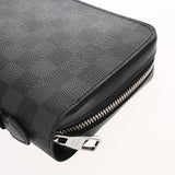 LOUIS VUITTON ルイヴィトン ダミエグラフィット ジッピー XL  黒/グレー N41503 メンズ ダミエキャンバス 長財布 Aランク 中古 銀蔵