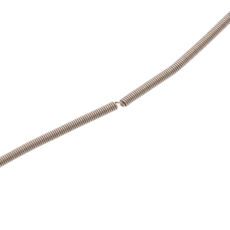 HERMES エルメス カードアッシュ Hキューブ アイボリー レディース シルバー金具 ネックレス Aランク 中古 銀蔵