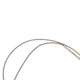 HERMES エルメス カードアッシュ Hキューブ アイボリー レディース シルバー金具 ネックレス Aランク 中古 銀蔵