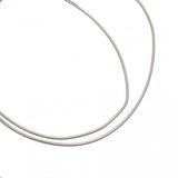 HERMES エルメス カードアッシュ Hキューブ ボルドー レディース シルバー金具 ネックレス Aランク 中古 銀蔵