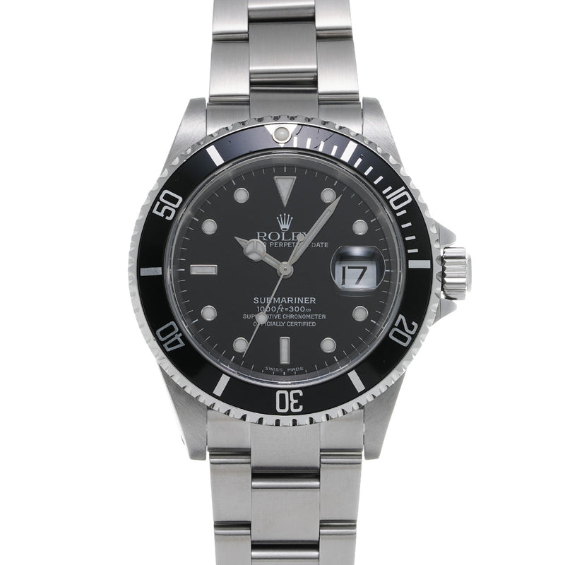 ロレックス サブマリーナ 16610 P番(2000年頃製造) ブラック メンズ 腕時計 自動巻き 中古 銀蔵