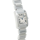 カルティエ タンク フランセーズ MM W51011Q3 アイボリー ボーイズ 腕時計 クォーツ 中古 銀蔵