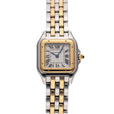 カルティエ パンテール SM 2ロウ W2PN0006 シルバー レディース 腕時計 クォーツ 中古 銀蔵