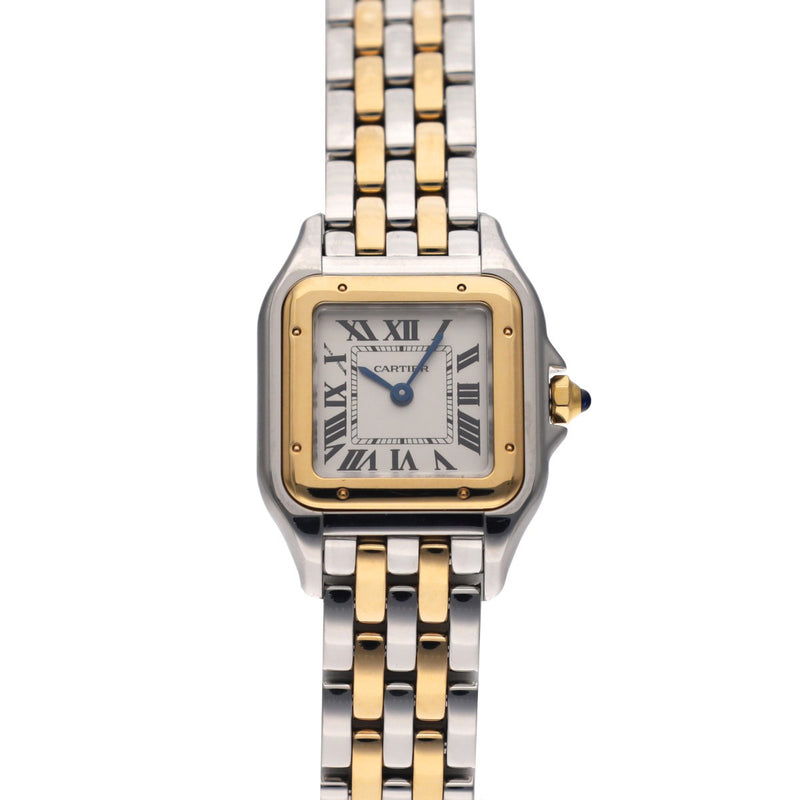 カルティエ パンテール SM 2ロウ W2PN0006 シルバー レディース 腕時計 クォーツ 中古 銀蔵
