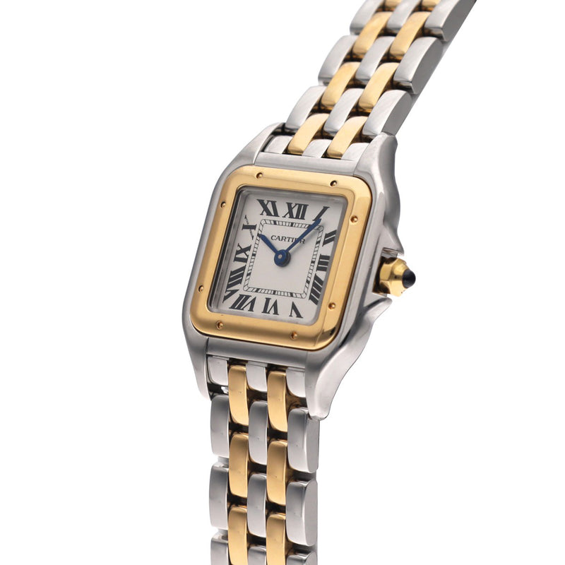カルティエ パンテール SM 2ロウ W2PN0006 シルバー レディース 腕時計 クォーツ 中古 銀蔵