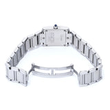 カルティエ タンク フランセーズ SM W51008Q3 ホワイト レディース 腕時計 クォーツ 中古 銀蔵