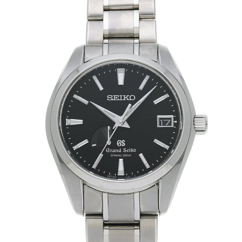 グランドセイコー ヘリテージコレクション スプリングドライブ SBGA041 ブラック メンズ 腕時計 スプリングドライブ(自動巻き) 中古 銀蔵