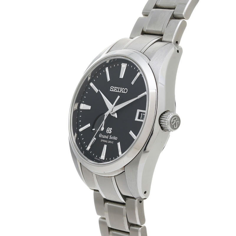グランドセイコー ヘリテージコレクション スプリングドライブ SBGA041 ブラック メンズ 腕時計 スプリングドライブ(自動巻き) 中古 銀蔵