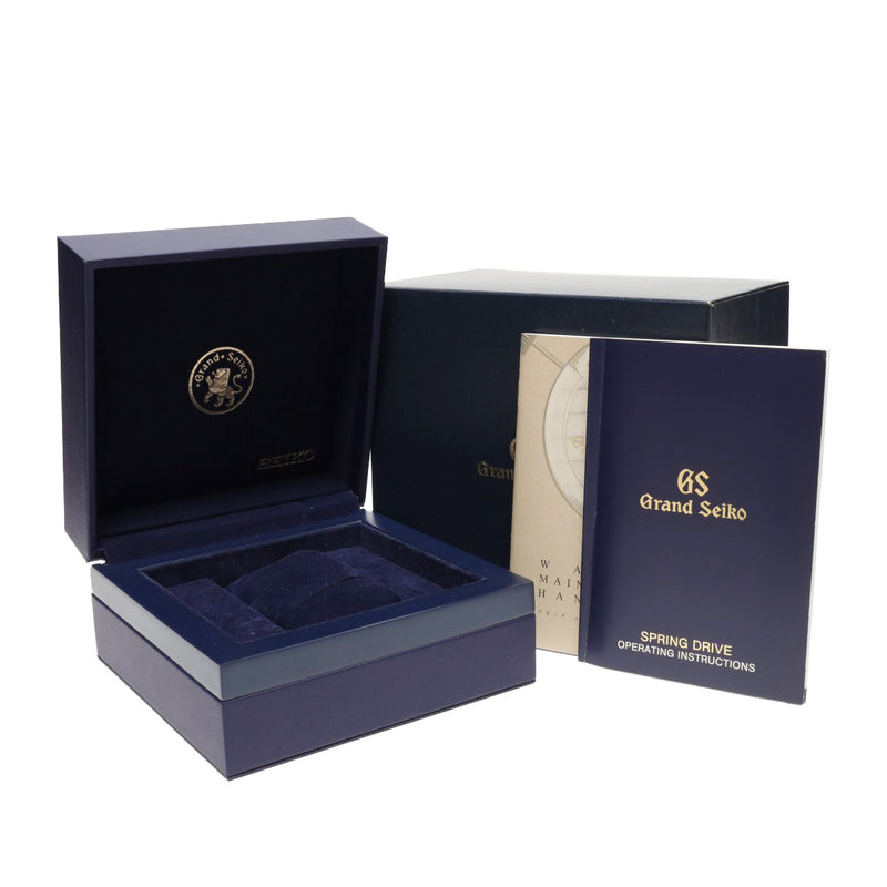 グランドセイコー スプリングドライブ SBGA011 ホワイト メンズ 腕時計 スプリングドライブ(自動巻き) 中古 銀蔵