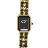 シャネル プルミエール Lサイズ H0001 ブラック レディース 腕時計 クォーツ 中古 銀蔵