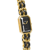 シャネル プルミエール Lサイズ H0001 ブラック レディース 腕時計 クォーツ 中古 銀蔵