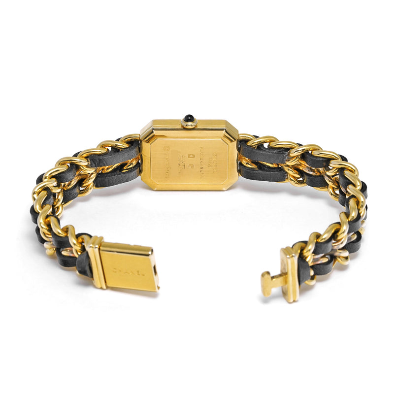 シャネル プルミエール Lサイズ H0001 ブラック レディース 腕時計 クォーツ 中古 銀蔵