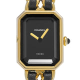 シャネル プルミエール Lサイズ H0001 ブラック レディース 腕時計 クォーツ 中古 銀蔵