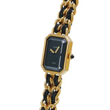 シャネル プルミエール Mサイズ H0001 ブラック レディース 腕時計 クォーツ 中古 銀蔵