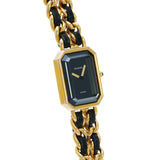 シャネル プルミエール Mサイズ H0001 ブラック レディース 腕時計 クォーツ 中古 銀蔵