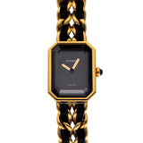 シャネル プルミエール Mサイズ H0001 ブラック レディース 腕時計 クォーツ 中古 銀蔵