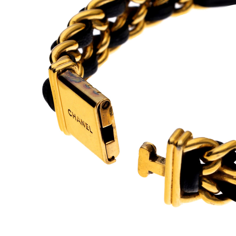 シャネル プルミエール Mサイズ H0001 ブラック レディース 腕時計 クォーツ 中古 銀蔵