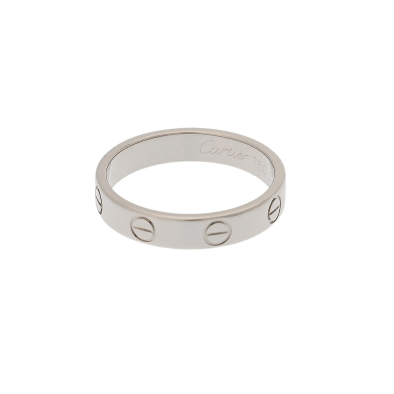 CARTIER カルティエ ミニラブリング #52 12号 レディース K18ホワイトゴールド WG リング・指輪 Aランク 中古 銀蔵