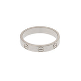 CARTIER カルティエ ミニラブリング #52 12号 レディース K18ホワイトゴールド WG リング・指輪 Aランク 中古 銀蔵