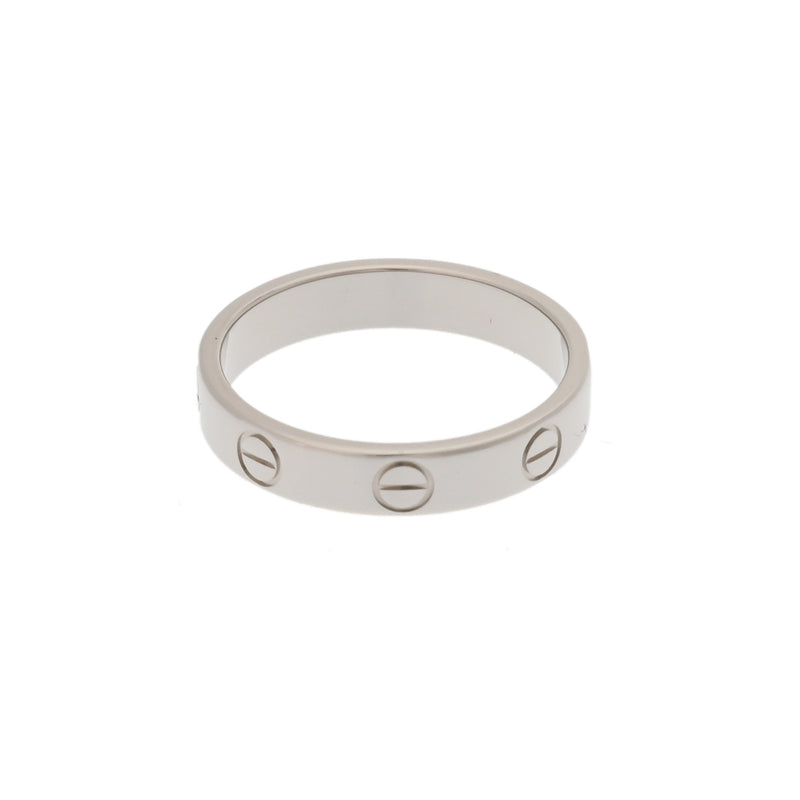 CARTIER カルティエ ミニラブリング #52 12号 レディース K18ホワイトゴールド WG リング・指輪 Aランク 中古 銀蔵