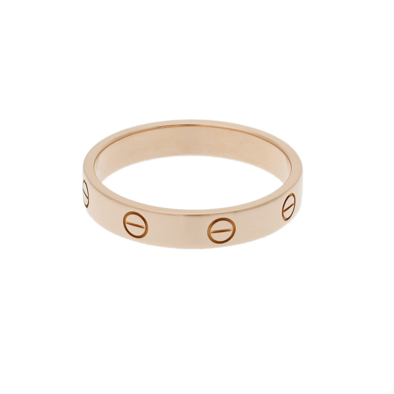CARTIER カルティエ ミニラブリング #62 21.5号 ユニセックス K18ピンクゴールド PG リング・指輪 Aランク 中古 銀蔵
