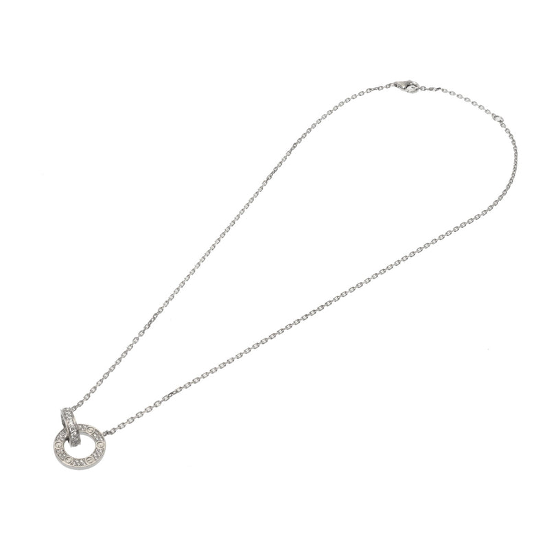CARTIER カルティエ ラブ ネックレス レディース K18ホワイトゴールド WG ネックレス Aランク 中古 銀蔵